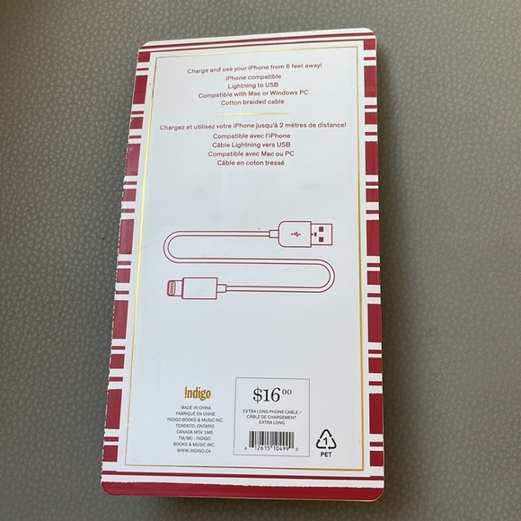 Extra Long Phone Cord Cable IPhone - Picture 3 of 3